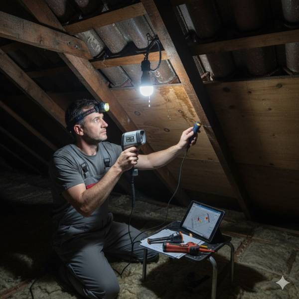 Diagnostic de fuite de toiture à Poitiers et dans la Vienne