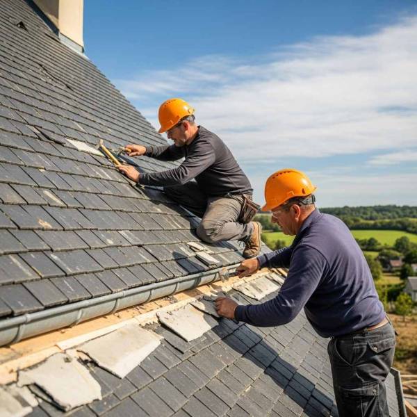 Intervention d’urgence pour sinistre toiture après intempéries